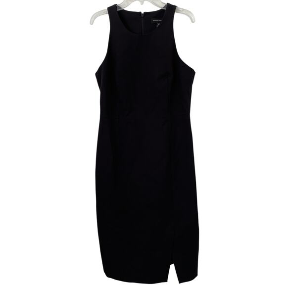 Banana Republic Sheath Dress Black Womens Size 8 Petite NEW Minimalist Career - Picture 1 of 7